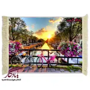 تابلو فرش ماشینی طرح منظره کانال بلت2 کد m63