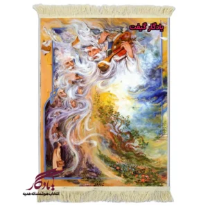 تابلو فرش ماشینی طرح مینیاتور از غبار به غبار کد mi38