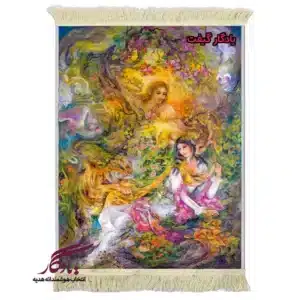 تابلو فرش ماشینی طرح مینیاتور انگیزه زندگی کد mi31