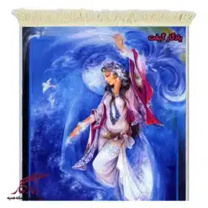 تابلو فرش ماشینی طرح مینیاتور ستاره رهنما کد mi54-1