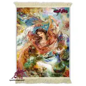 تابلو فرش ماشینی طرح مینیاتور شکفتن کد mi46