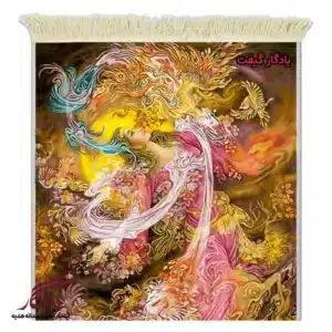 تابلو فرش ماشینی طرح مینیاتور شکفتن2 کد mi47-1