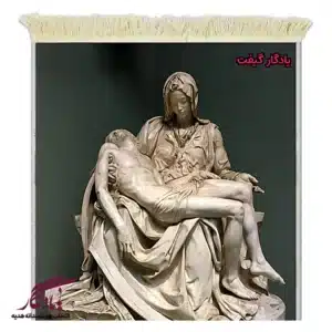 تابلو فرش ماشینی طرح تندیس پیتا کد t18-1