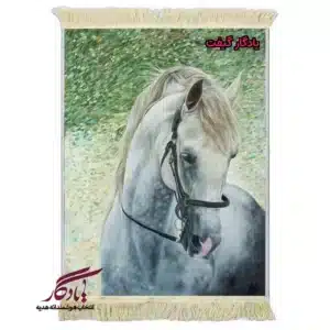 تابلو فرش ماشینی طرح حیوانات تمثال نجابت کد h99