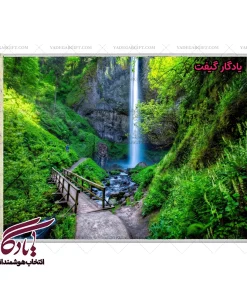 تابلو فرش ماشینی طرح منظره آبشار لاتورل کد m106 - یادگار گیفت