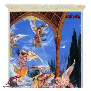 تابلو فرش ماشینی طرح مینیاتور رسولان الهی کد mi19-1