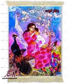 تابلو فرش ماشینی طرح مینیاتور مقام مادر کد mi103 - یادگار گیفت