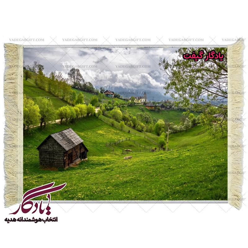 تابلو فرش ماشینی طرح منظره ترانسیلوانیا کد m113 - یادگار گیفت