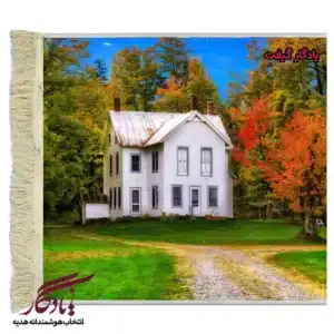 تابلو فرش ماشینی طرح منظره عمارتی در نیویورک کد m138-1