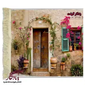 تابلو فرش ماشینی طرح منظره کوچه های پروانس کد m146-1