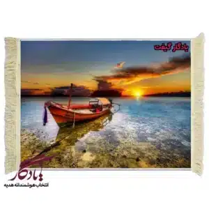 تابلو فرش ماشینی طرح منظره غروب در پوکت کد m165
