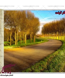 تابلو فرش ماشینی طرح منظره لذت مسیر کد m219 - یادگار گیفت