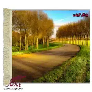تابلو فرش ماشینی طرح منظره لذت مسیر کد m219-1