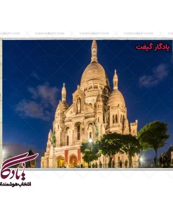 تابلو فرش ماشینی طرح منظره کلیسا در غروب کد m251 - یادگار گیفت