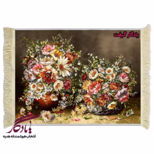 تابلو فرش ماشینی طرح گل ها و گلبرگ ها کد g44