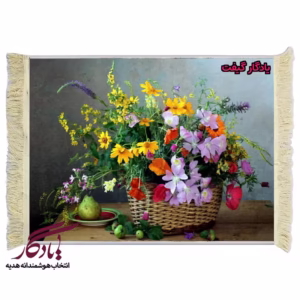 تابلو فرش ماشینی طرح گل و گلابی کد g32