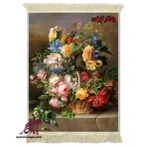 تابلو فرش ماشینی طرح گل و زندگی بی جان کد g102