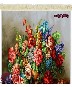 تابلو فرش ماشینی طرح گل و زیبایی کد g140-1
