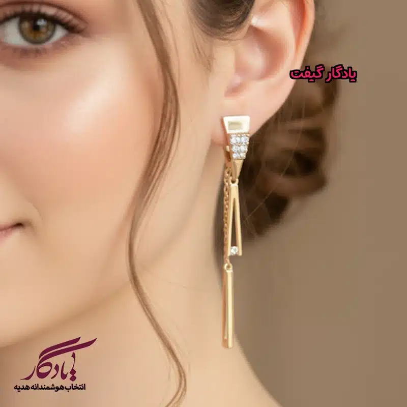 گوشواره ژوپینگ آویز سانیل کد x100-1