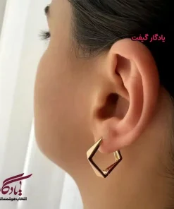 گوشواره ژوپینگ چند وجهی کد x103-1