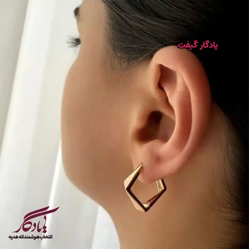 گوشواره ژوپینگ چند وجهی کد x103-1