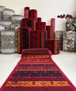 فرش کناره طرح عشایری 700 شانه کد KF04