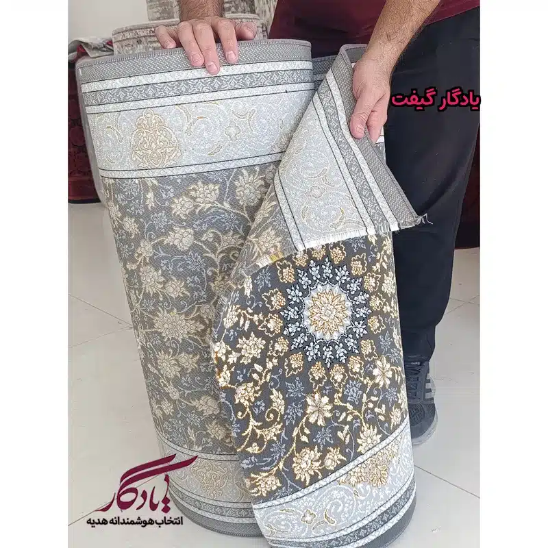 فرش کناره طرح نگار 700 شانه کد KF03 - 1
