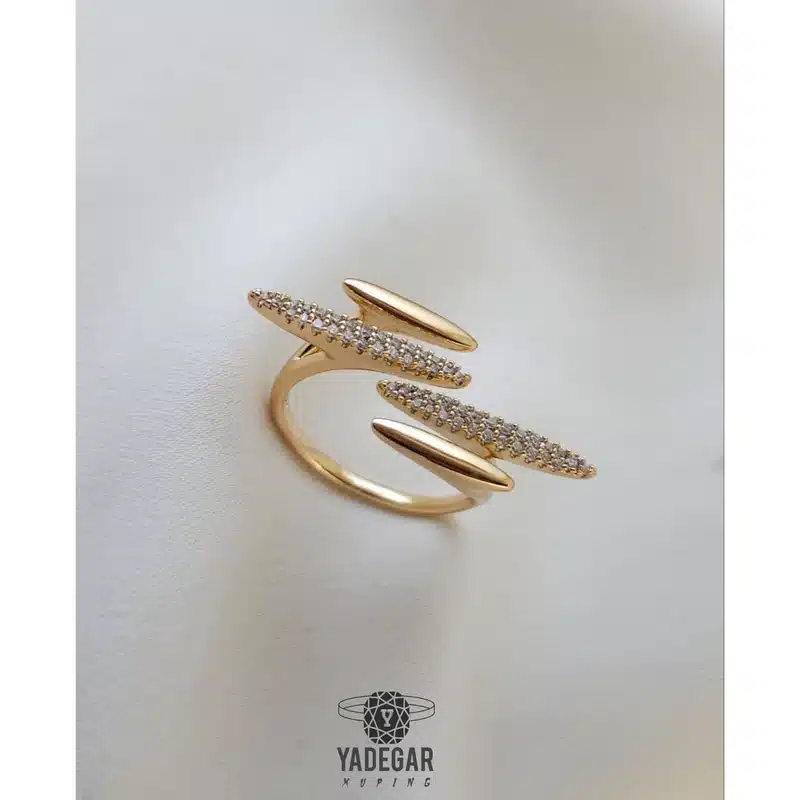 انگشتر ژوپینگ مدل لاینی کدx113