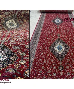فرش کناره طرح لاکی سنتی کاشان کد KF06 | یادگار گیفت