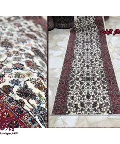 فرش کناره طرح گل افشان گلریز کد KF21 - یادگار گیفت