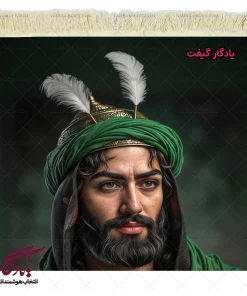 تابلو فرش تمثال حضرت عباس (ع) 2 کد MZ17 - یادگار گیفت