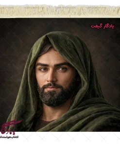 تابلو فرش ماشینی طرح تمثال چهره حضرت اباعبدالله (ع) کد MZ10 - یادگار گیفت