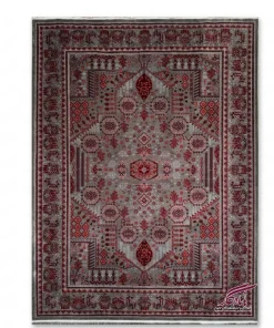 فرش طرح درختی دودی لاکی مسی ۱۲۰۰ شانه گل برجسته (کلکسیون آوانگارد) - یادگار گیفت