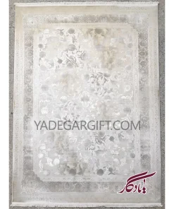 فرش۱۲۰۰ شانه گل برجسته موکا کد ۳۰۵۵ - یادگار گیفت