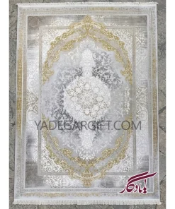 فرش۱۲۰۰ شانه گل برجسته موکا کد ۳۰۹۰ - یادگار گیفت