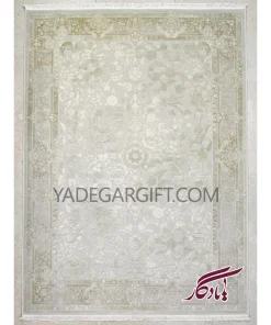 فرش۱۲۰۰ شانه گل برجسته موکا کد ۳۵۲۵ - یادگار گیفت